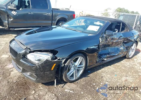 2014 BMW 640I z USA, uszkodzony, nr VIN WBALW7C5XEDX59070